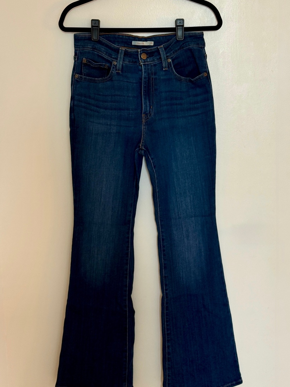 Levi's Women's Dark Blue Flare Jeans